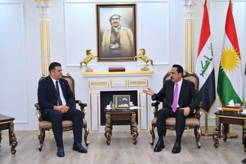 محافظ أربيل يستقبل رئيس مجلس إدارة جمعية الصناعيين ورجال الأعمال في مرسين