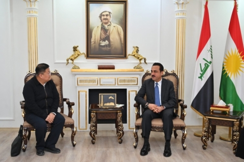 محافظ أربيل يستقبل وفدًا تجاريًا من جمهورية الصين