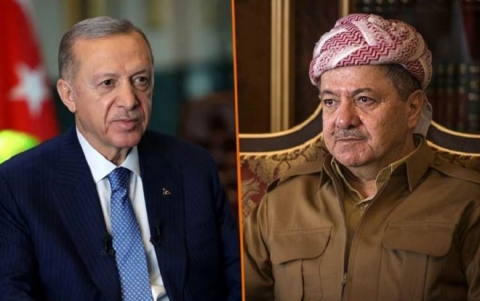 الرئيس التركي يشكر الرئيس بارزاني