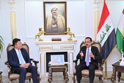 محافظ اربيل يستقبل وفدا تجاريا صينيا
