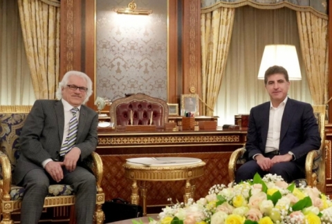 President Nechirvan Barzani receives Dr.  Fariad Fazil Omar