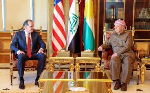 الرئيس بارزاني يلتقي وفداً أميركياً رفيع المستوى