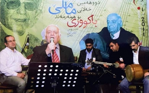 Erbil. A ceremony was held for the 40th anniversary of the kurdish artist and teacher Bakuri 
