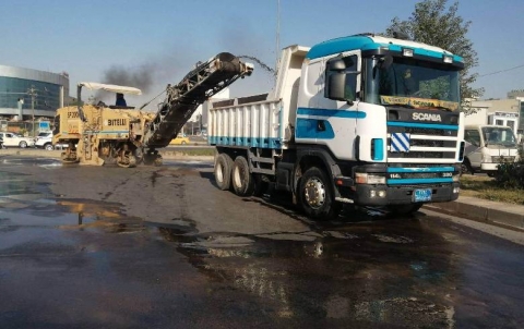  Paving  and repairing potholes and failures of several streets in Mahabad neighborhood, 100 meters street and two sides of Akar gas station