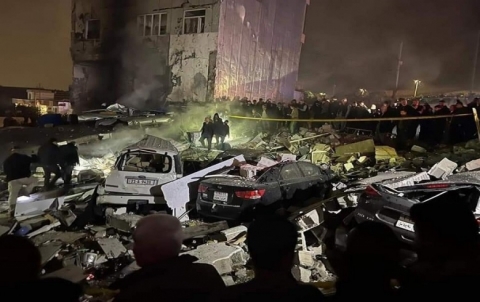 اوميد خوشناو يعزي محافظ السليمانية ويبدي استعداد اربيل لتقديم المساعدة والاغائة 