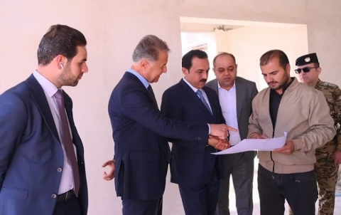 محافظ اربيل يتفقد مشروع انشاء مركز التقاعد في قضاء كوية