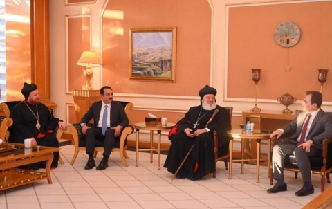 بطريرك السريان الأرثوذكس يصل إلى أربيل