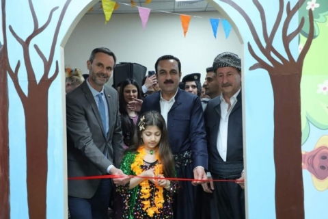 لە بەرێوبەرایەتی ناسنامەی هەولێر، شوێنکى تایبەت بە منداڵان کرایەوە