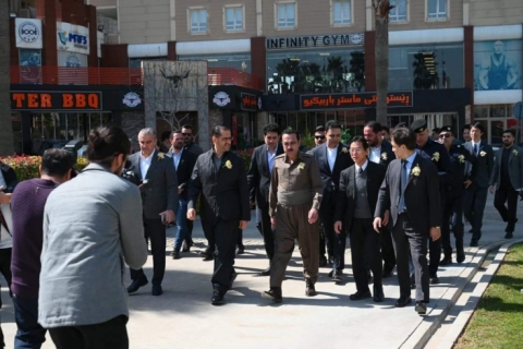 هەولێر …. رێ و رەسمی چاندنی داری ساکورای ژاپۆنی