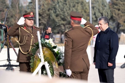 بە ئامادەبوونی سەرۆکی حکومەتی هەرێمی کوردستان ڕێوڕەسمی ساڵیادی شەهیدانی یەکی شوبات بەڕێوەچوو