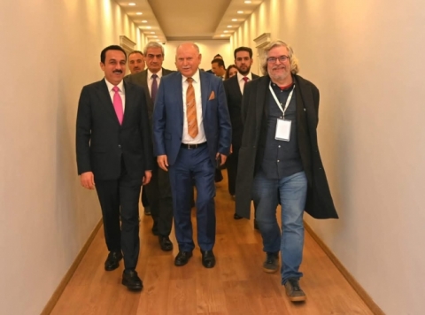 پارێزگاری هەولێر … پێشوازی له‌ شاندێكی سه‌رۆكایه‌تی زانکۆی سەلاحەدین و تیشك و ژمارەیەک زانکۆی ئیتاڵیا كرد