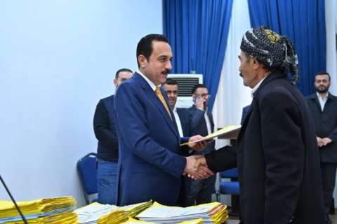 زیاتر لە ( 10 هەزار ) هاوڵاتی سوودمەند بوونە لە ڕێگەپێدانى دروستکردنى خانوو لەسەر زەوى سندووقى و حەرەمى گوند لەسنووری پارێزگای هەولێر