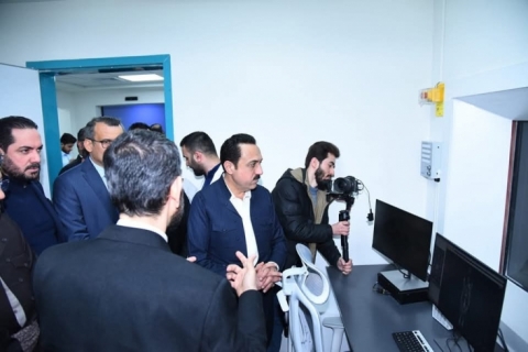 بەئامادەبوونی پارێزگاری هەولێر، بەشێکی گرنگی  تیشکی تەنووری ( MRI ) کرایەوە 