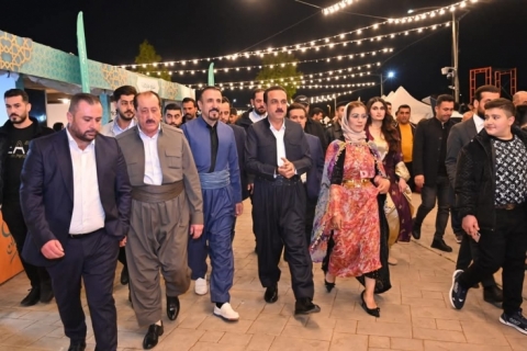 هەولێر … لە پارکی پێشمەرگە فیستیڤاڵی شەوانی مانگى پیرۆزى ڕەمەزان کرایەوە