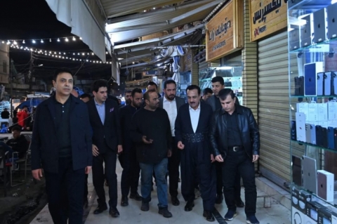 پارێزگاری هەولێر… دوکاندارو کاسبکارانی شەقامی تەعجیلی بەسەرکردە