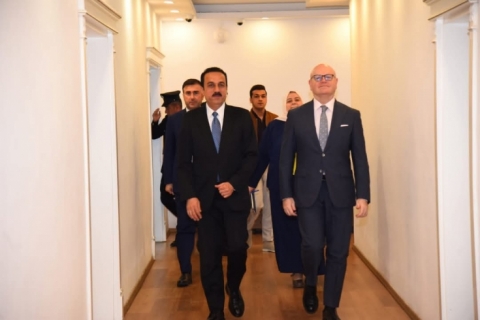 پارێزگارى هەولێر، پێشوازیى لە کونسوڵی گشتیی نوێی ئیتالیا کرد