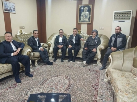 پارێزگاری هەولێر سەردانی کەسایەتی دیاری سنووری شەقڵاوە مام 
