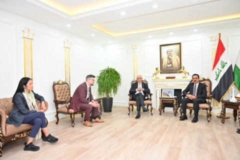 پارێزگارى هەولێر، پێشوازیى لە بەرێوەبەرى شارى 