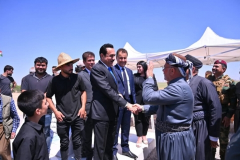 هەولێر …  دروست کردن وکۆنکریت کردنی شەقامە ناوخۆییەکانی گوندی سەردار