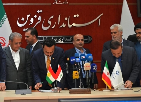 دەقی ڕێککەوتنی نێوان پارێزگارى هەولێر و پارێزگارى قەزوین 
