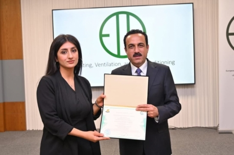 هەولێر ... بڕوانامەی بەشداربوون بەخشرایە دەرچووانى خولى پەرەپێدانی تواناکانی ئەندازیاران