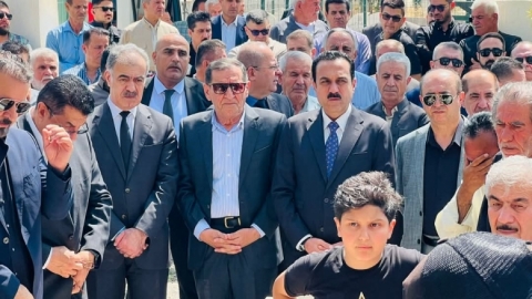 بەئامادەبوونى پارێزگارى هەولێر تەرمى هونەرمەند 