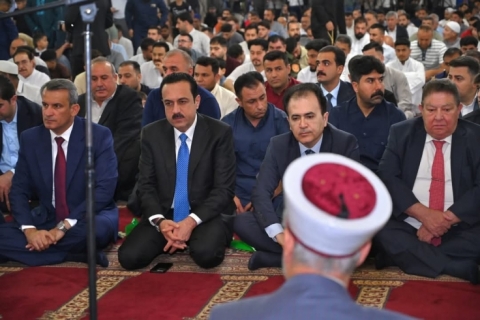 هەولێر..  مەراسیمی نوێژی جەژن