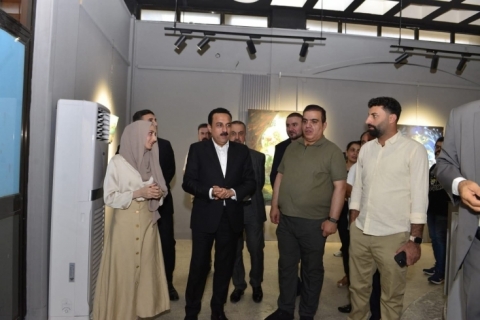 هەولێر .. کردنەوى پیشانگایەکى هونەرى شێوەکارى 