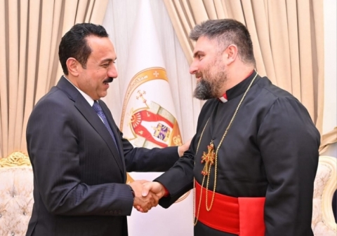 عەنکاوا... سەردانی سەرۆکی ئیبارشیەی حدیابی کەنیسەی ڕۆژھەڵاتی کۆن 