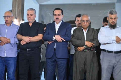 پارێزگاری هەولێر، بەشداری نوێژی جەنازەی هونەرمەند عەبدولرەزاق بۆتانی دەکات