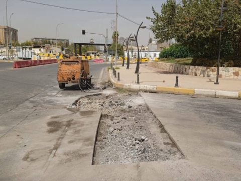 لە پێناو باشترکردنی شەقامەکان و هاتووچۆی هاوڵاتییان و شوفێران