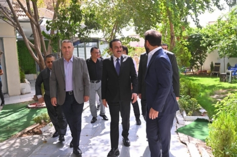 هه‌ولێر ... مەراسیمی دابەشکردنی خەڵاتی سەربازی ون به‌سه‌ر خزمەتگوزارەکانی خانەی بەساڵاچوان 