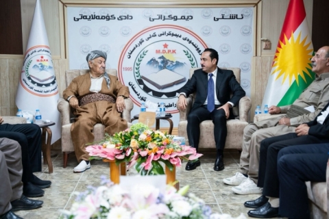 پارێزگاری هەولێر، سەردانى بزووتنەوەی دیموکراتی گەلی کوردستانى کرد