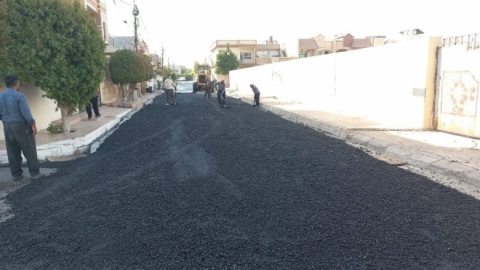 هەولێر ... چاککردنەوەی چاڵ و شکستی چەند شەقامێک 