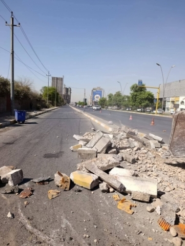 لە پێناو فراوانکردنی شەقامەکان و کەمکردنەوەی ئاستەنگی هاتووچۆ