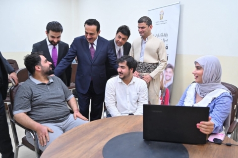 پارێزگاری هەولێر، سەردانی ناوەندەی ڕاوێژكاری پڕکردنەوەی فۆڕمی زانکۆلاینی بۆ دەرچووانی  پۆلی 12ی ئامادەیی دەكات