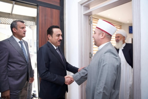 پارێزگاری هەولێر، سەردانی لقی هەولێری یەكێتی زانایانی ئاینی ئیسلامیی كوردستانی کرد
