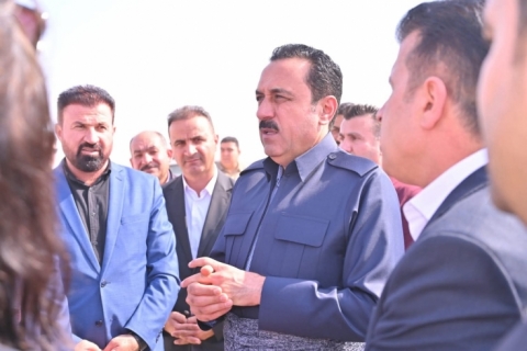 پارێزگاری هەولێر، پڕۆژەی دانانی سەرەبلۆک و کردنەوەی شەقامی لە زەوییەکانی 