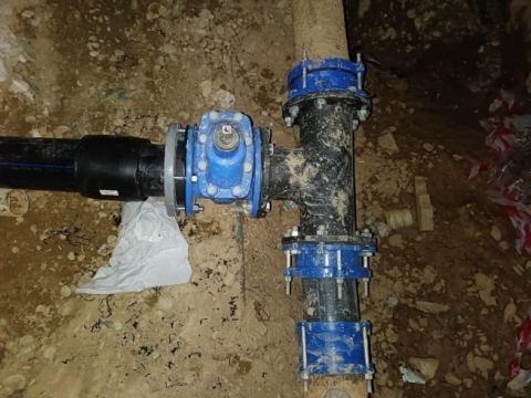 پڕۆژەی درێژکردنەوە و دانان و گۆڕینی تۆڕی ئاو
