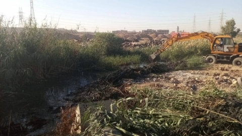 لە بەردەوامی ئامادەكارییەكان بۆ وەرزی زستان و بارانبارینی ئەوساڵ و کەمکردنەوەی کاریگەری لافاو لەسەر شاری هەولێر