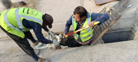  لە چوارچێوەی ئامادەكارییەكان بۆ وەرزی زستانی ئەمساڵ و بە مەبەستی ڕێگریكردن لە هەر حاڵتێکى نەخوازراوی گۆڕانی كەش و هەوا و چارەسەركردنی ئەو خاڵە لاوازانەی کە دەبنە هۆی دروستبوونی لافاو و پەنگخواردنەوەى ئاوی زیادە، 