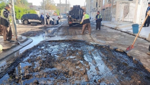 ژمارەیەکی دیکەی شەقام وکۆڵان لە شاری هەولێر قیڕتاوکراو چاککرانەوە