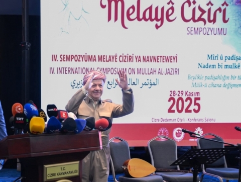 سەرۆک بارزانی لە پارێزگای شرنەخ بەشداریی لە چوارەمین سیمپۆزیەمی مەلای جزیزی دەکات