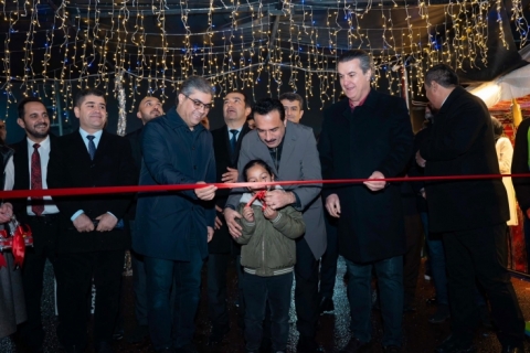 هەولێر …  کردنەوەی چوارەمین فیستیڤاڵی سەری ساڵی نوێ لە بەردەم پارکی شانەدەر