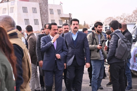 پارێزگارى هەولێر، سەردانى کەمپینى 