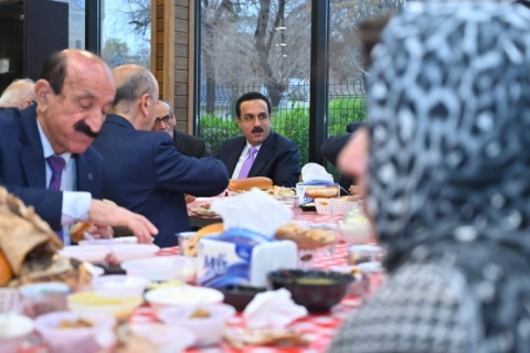 هەولێر ... لە سەنتەری خانەنشینان، خوانێکی بە یانی بۆ مامۆستایانی خانەنیشین ڕێكخرا
