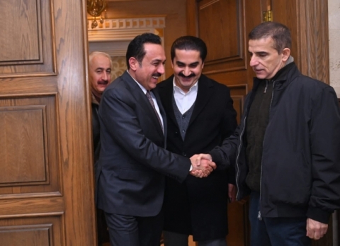 پارێزگاری هەولێر بەمەبەستی هەواڵ پرسین لە تەندورستیان، سەردانی  محمود ئاغا هەرکی کرد