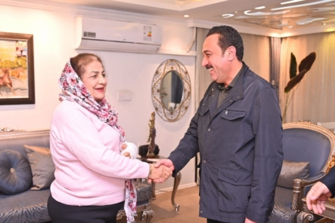 پارێزگاری هەولێر، بۆ هەواڵپرسین، سەردانی کەسایەتی دیاری ئەکادیمی دکتۆرە شوکریە رەسولی کرد