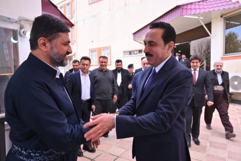 پارێزگاری هەولێر، به‌مه‌به‌ستی پیرۆزبایی، سه‌ردانی مه‌ڵبه‌ندی كۆمه‌ڵی دادگه‌ری كوردستانی له‌ هه‌ولێر كرد