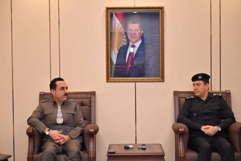 پارێزگاری هەولێر سەردانی بەڕێوەبەرایەتی پۆلیسی كرد
